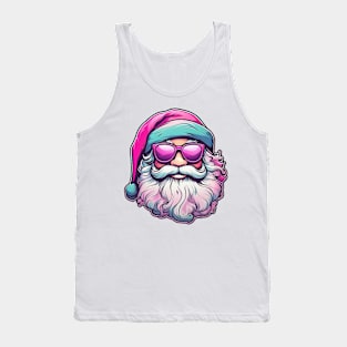 Santa with Sunglasses Tank Top